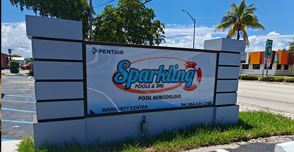 Monument sign — Sparkling